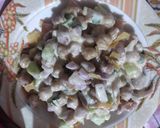 A picture of step 6 of Mayo chana chaat.