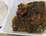 A picture of step 5 of Bitter leaf soup (ofe onugbu).