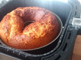 Ciambella al latte condensato in friggitrice ad aria