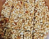 A picture of step 7 of Peanut Chikki Bite 😋😋.