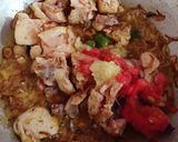 A picture of step 4 of Chicken Mattar Pualo 😍😍.