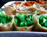 A picture of step 2 of Tiranga Tortillas.