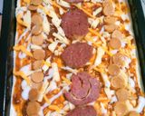 Foto langkah ke 7 dari resep Pizza murmer persegi panjang.