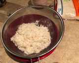 A picture of step 1 of Chicken Yakimeshi (Fried Rice).