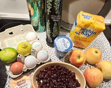 Foto del paso 1 de la receta: Bizcocho de manzana y arándanos