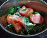 A picture of step 2 of Coriander Garlic Chutney.