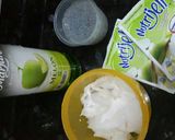 Foto langkah ke 5 dari resep Puding kelapa melon.
