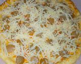 Foto langkah ke 4 dari resep Pizza Empuk pakai teflon irit bahan.