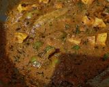 A picture of step 3 of Paneer Capsicum Curry.
