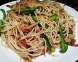 A picture of step 5 of Spaghettis.