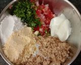 A picture of step 2 of Leftover rotis ghavne(chilla).