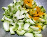 A picture of step 2 of Kathiyawadi Thali.