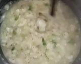 A picture of step 2 of Ground rice khichu.