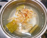 A picture of step 2 of Oden (Broth Preparation).