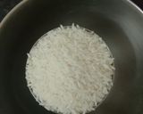 A picture of step 1 of Pudina Rice.