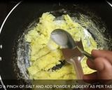 A picture of step 5 of Aam halwa.