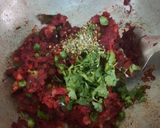 A picture of step 4 of Bombay Beetroot Masala (BBM)Sandwich with Paneer.
