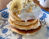 Foto del paso 5 de la receta: Hot cakes japoneses (con avena 🌾) / Fluffy japanese soufflé pancakes / #recipejapanese