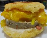 Foto del paso 10 de la receta: Arepa🫓rellena🥯de fiambre🧀de pollo casero y chutney de mango🧅🥭🌶️