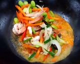 รูปขั้นตอนการทำที่ 5 ของ กุ้งผัดกะปิสะตอ