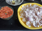 टमाटर प्याज़ मलाईदार (tamatar pyaz malaidar recipe in Hindi)