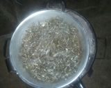 A picture of step 2 of Wet fried omena #kisumuboys.