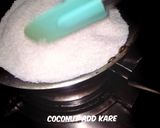 A picture of step 2 of Coconut Laddo.