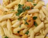 Garganelli with prawns, saffron and round courgette recipe step 5 photo