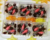 Une image de l'étape 13 de Kingyo (poisson rouge) Kanten; Wagashi.
