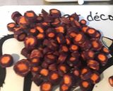 Une image de l'étape 1 de Carottes violettes fenouil et panais façon gâteau.