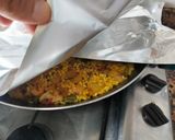 A picture of step 9 of Paella with Cuttlefish and Seasonal Vegetables.
