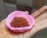 A picture of step 3 of Gulkand Modak.