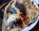 A picture of step 10 of Aloo kulcha with chhole.