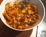 Une image de l'étape 5 de Rougail de Chatrou (poulpe).