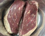 A picture of step 1 of Simple Medium Rare Steak.