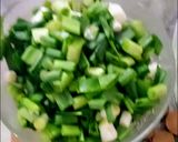 A picture of step 1 of Vegetables Fried Rice.