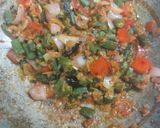 A picture of step 7 of Bhindi do pyaza.