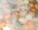 Une image de l'étape 5 de Couscous poulet merguez boulette.