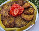 عکس مرحله 7 از دستور کوکو سیب زمینی با عطر ترخون 😋