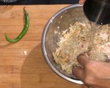 A picture of step 2 of Sorghum masala roti.