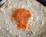 A picture of step 4 of Hyderabadi Upma Dosa.