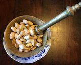 A picture of step 1 of California Farm Shallot Vinaigrette.