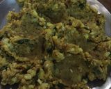 A picture of step 2 of Chatpati stuffed mirch.
