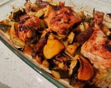 A picture of step 6 of Easy chicken tray bake.