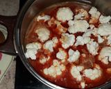 Une image de l'étape 4 de ChouxChoux-fleurs en sauce rouge.