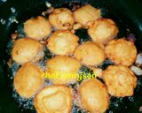 A picture of step 3 of Akara/beans cake and pap.