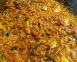 A picture of step 4 of One Pot Pork Picadillo with Rice.
