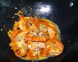 Gambar langkah 4 resipi Spaghetti Aglio Olio Udang Harimau.