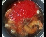 Foto del paso 10 de la receta: Salmón en salsa de soja, mostaza, miel, pasta de tomate y langos