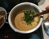 Foto del passaggio 10 della ricetta Crema di cicerchia greca (fava), con cipolle caramellate